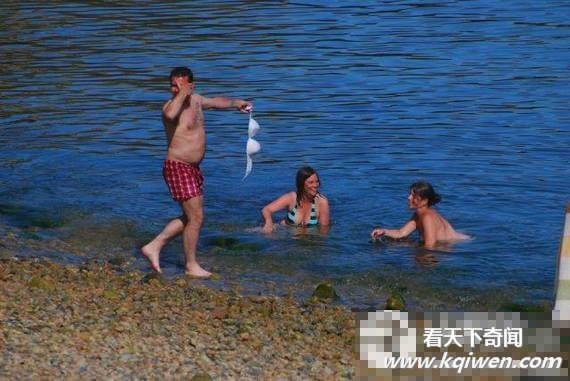 沙滩劲爆囧照雷人不倦